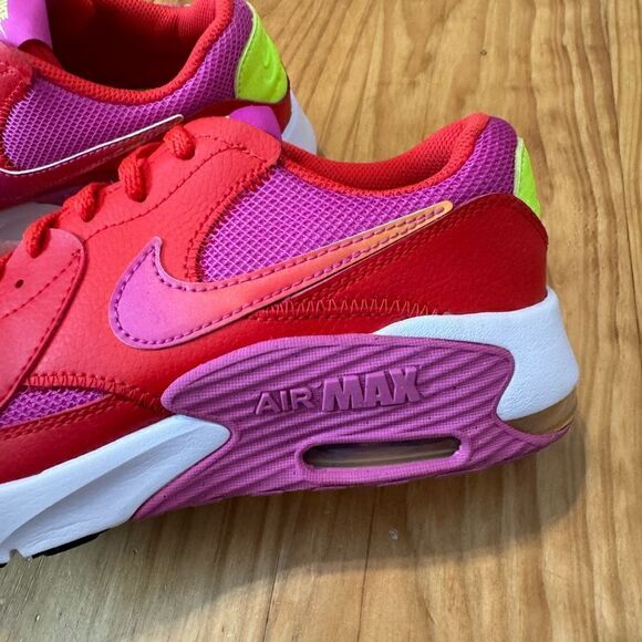 Nike Air Max Excee SE1 GS Chile Red Multi CN8563-600 Size 7Y Women’s 8.5 - Picture 8 of 11